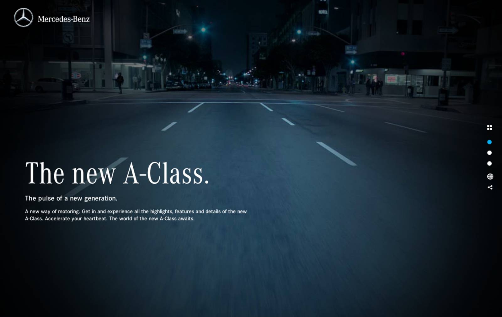 Mercedes Benz - the new AClass